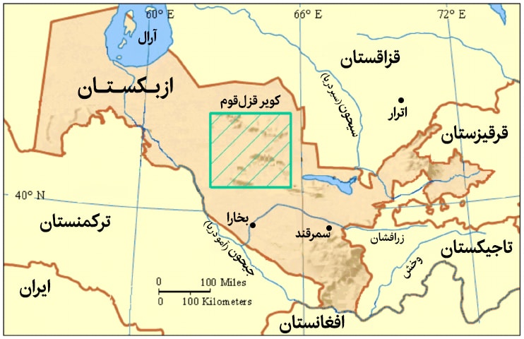 نقشه ماوراء النهر